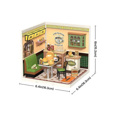 Rolife Super Creator Miniature House - Hong Kong Bites Cafe DW021 7