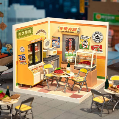 Rolife Super Creator Miniature House - Night Out Food Stall DW022 3