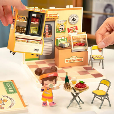 Rolife Super Creator Miniature House - Night Out Food Stall DW022 4