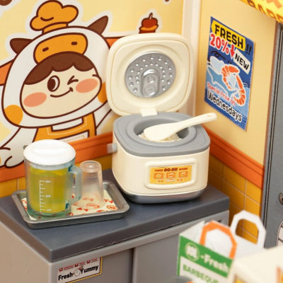 Rolife Super Creator Miniature House - Night Out Food Stall DW022 5