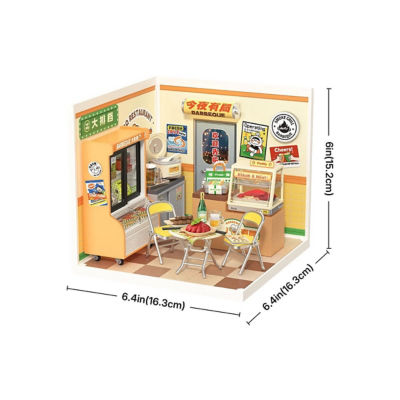 Rolife Super Creator Miniature House - Night Out Food Stall DW022 7
