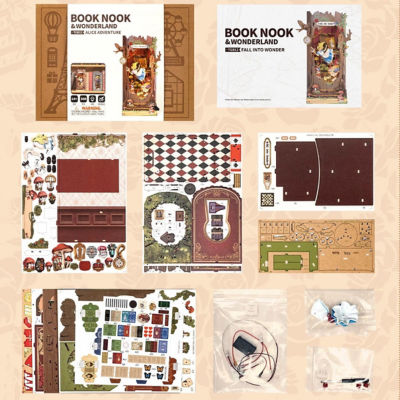 Rolife DIY Book Nook - Fall into Wonder TGB12 5