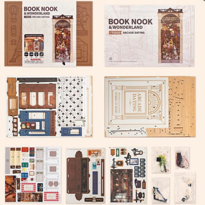Rolife Book Nook Shelf Insert - Arcade Dating TGB10 6