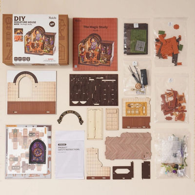 Rolife DIY Miniature House - The Magic Study DG166 3