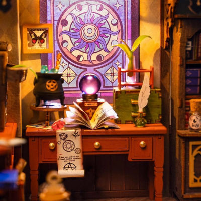 Rolife DIY Miniature House - The Magic Study DG166 5