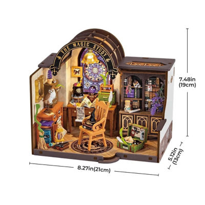 Rolife DIY Miniature House - The Magic Study DG166 6
