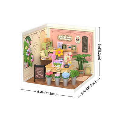 Rolife Super Creator Miniature House - Fresh Flower Shop DW017B 6