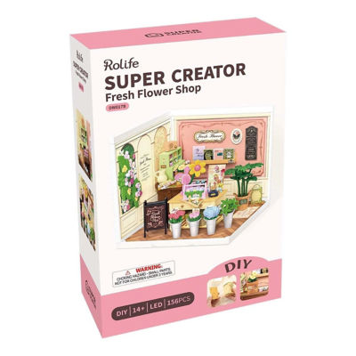 Rolife Super Creator Miniature House - Fresh Flower Shop DW017B 7