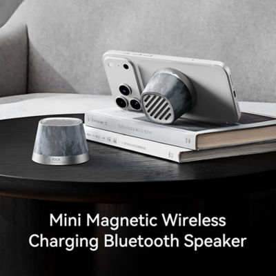ROCK Mini Magnetic Wireless Charging Bluetooth Speaker 2