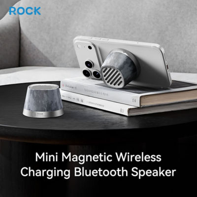 ROCK Mini Magnetic Wireless Charging Bluetooth Speaker 3