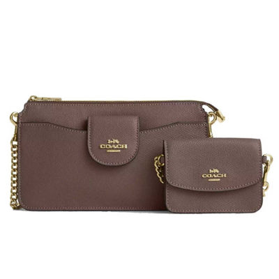 Medium Corner Zip Wallet With Gingham Print | Wallets | Coach タグ