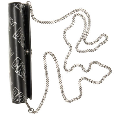 DKNY Phoenix Wallet on a Chain in Black White R235IV04 5