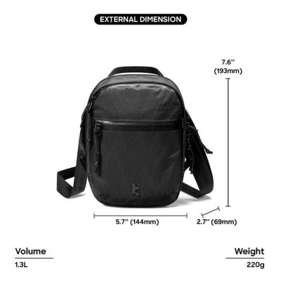 Tomtoc Aviator T37 X-Pac Travel Crossbody Bag With RFID 7