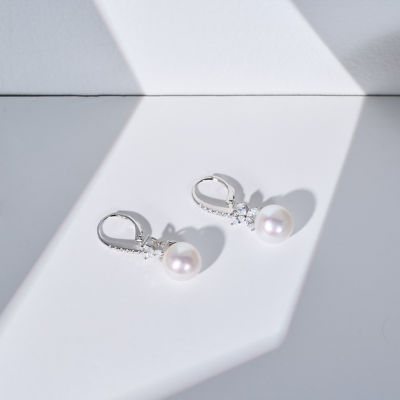 Pearly Lustre Top Lustre Edison Pearl Earrings WE00900 | EVERLEAF 4