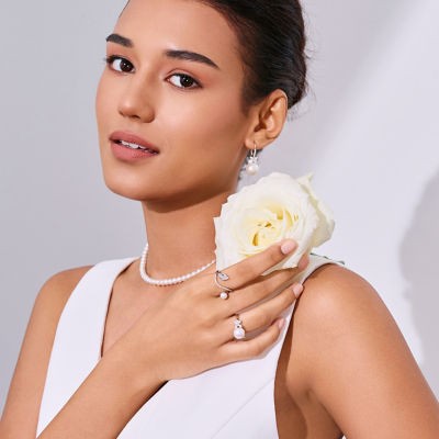 Pearly Lustre Top Lustre Edison Pearl Earrings WE00900 | EVERLEAF 5