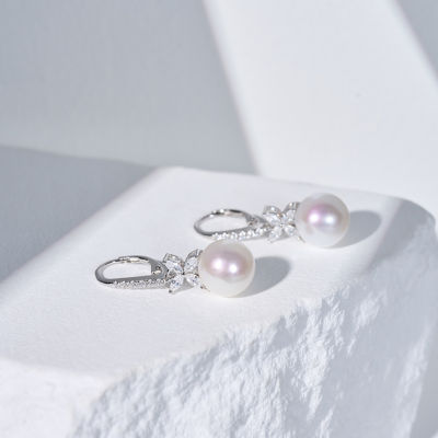 Pearly Lustre Top Lustre Edison Pearl Earrings WE00900 | EVERLEAF 6