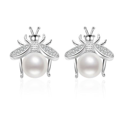 Pearly Lustre Elegant Freshwater Pearl Earrings WE00867 | BEE-LIEVE 1