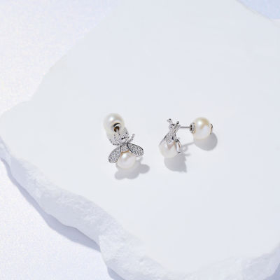 Pearly Lustre Elegant Freshwater Pearl Earrings WE00867 | BEE-LIEVE 2