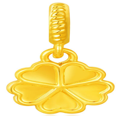 clover Buy 916 Gold Clover Pendant Online in Singapore | iShopChangi