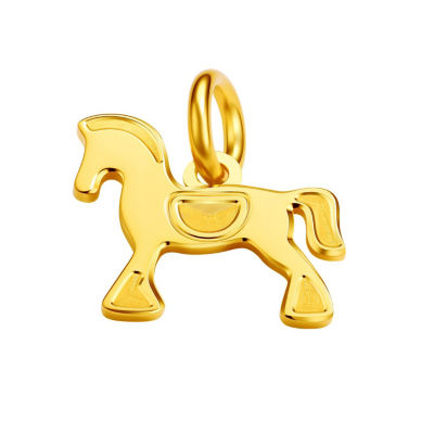 Goldheart 916 Gold Gracehoof Horse Pendant 1