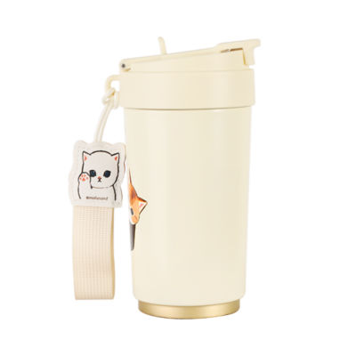 Odette + Mofusand Tumbler Flask 01 - Cookies Cream (Limited Series Collection) 3