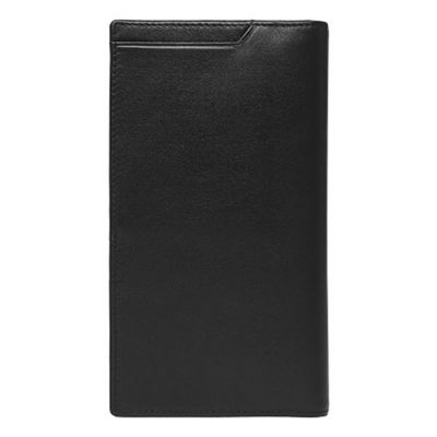BRAUN BÜFFEL Braun Buffel Valadon Bifold Long Wallet With Zip Compartment (Zip Gusset) in Black 3