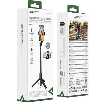 Acefast E42 Supports Automatic Selfie Stand Opening - Black 8