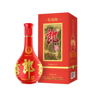 高級中国酒 紅花郎 10年（ホンファラン）53% 500ml 箱付き 郎酒红花郎10年500ml 53% | iShopChangi