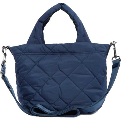 MARC JACOBS Quilted Nylon Mini Tote Azure Blue M0016681 3