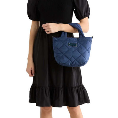 MARC JACOBS Quilted Nylon Mini Tote Azure Blue M0016681 6
