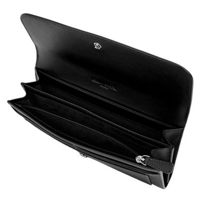 BRAUN BÜFFEL Braun Buffel Pan Bifold Long Wallet With Zip Compartment (Zip Gusset) in Black 4