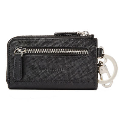 BRAUN BÜFFEL Braun Buffel Barrett Coin Holder With Key Ring in Black 3