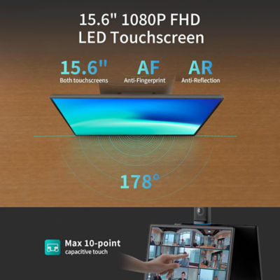 Kandao Meeting Ultra 360° 4K AI Conference Host with Dual Touchscreens 4
