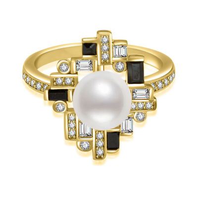 Pearly Lustre Top Grade Freshwater Pearl Ring WR00382 | TWEED 1
