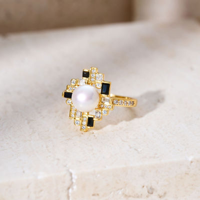 Pearly Lustre Top Grade Freshwater Pearl Ring WR00382 | TWEED 4