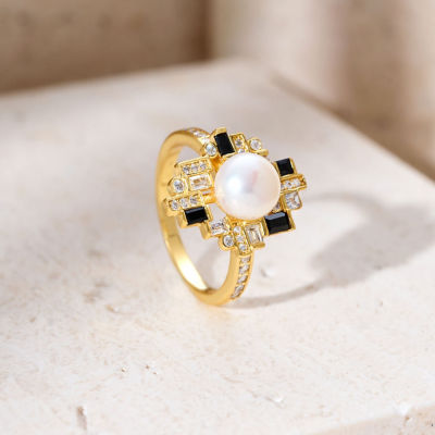 Pearly Lustre Top Grade Freshwater Pearl Ring WR00382 | TWEED 6