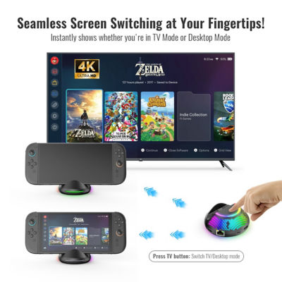 JYS Mini Portable TV Dock Station for Nintendo Switch 2 13