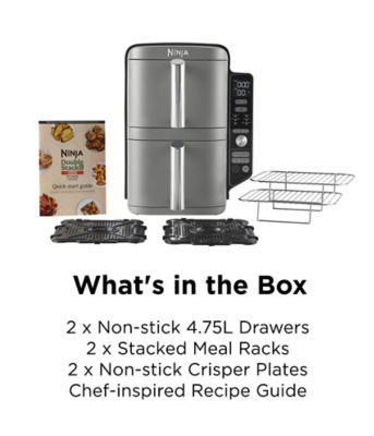 SharkNinja Ninja Double Stack XL 9.5L Air Fryer - Grey (SL400) 7