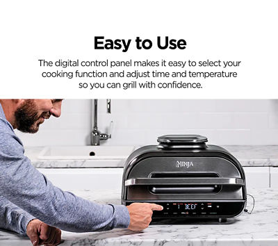 SharkNinja Ninja Foodi Smart XL Grill & Air Fryer 5.7L - Black (AG551) 4