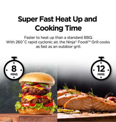 SharkNinja Ninja Foodi Smart XL Grill & Air Fryer 5.7L - Black (AG551) 5
