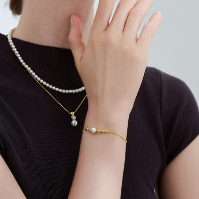 Pearly Lustre Top Grade Freshwater Pearl Bracelet WB00245| BUBBLE 3