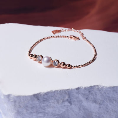 Pearly Lustre Top Grade Freshwater Pearl Bracelet WB00249| BUBBLE 2