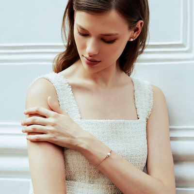 Pearly Lustre Top Grade Freshwater Pearl Bracelet WB00249| BUBBLE 6
