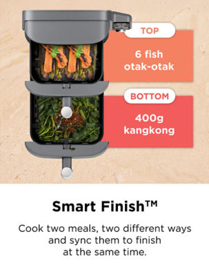 SharkNinja Ninja Double Stack Air Fryer with Probe SL451 8