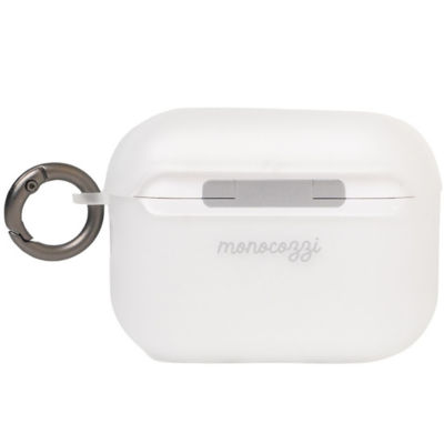 Monocozzi ESSENTIALS | Dust Proof Translucent Soft Plastic Case for AirPods Pro 3 with Strap 3