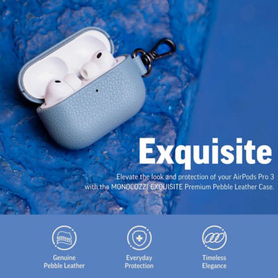 Monocozzi EXQUISITE | Premium Pebble Leather Case for AirPods Pro 3 6