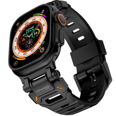 Monocozzi ESSENTIALS | Robust FKM Rubber Strap for Apple Watch 44/45/46/49mm 1