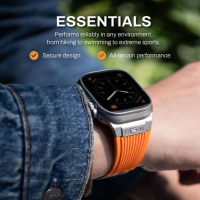 Monocozzi ESSENTIALS | Premium Liquid Silicone Strap for Apple Watch 44/45/46/49mm 6