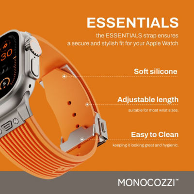 Monocozzi ESSENTIALS | Premium Liquid Silicone Strap for Apple Watch 44/45/46/49mm 7