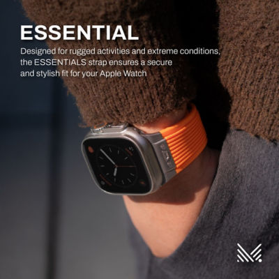 Monocozzi ESSENTIALS | Premium Liquid Silicone Strap for Apple Watch 44/45/46/49mm 8